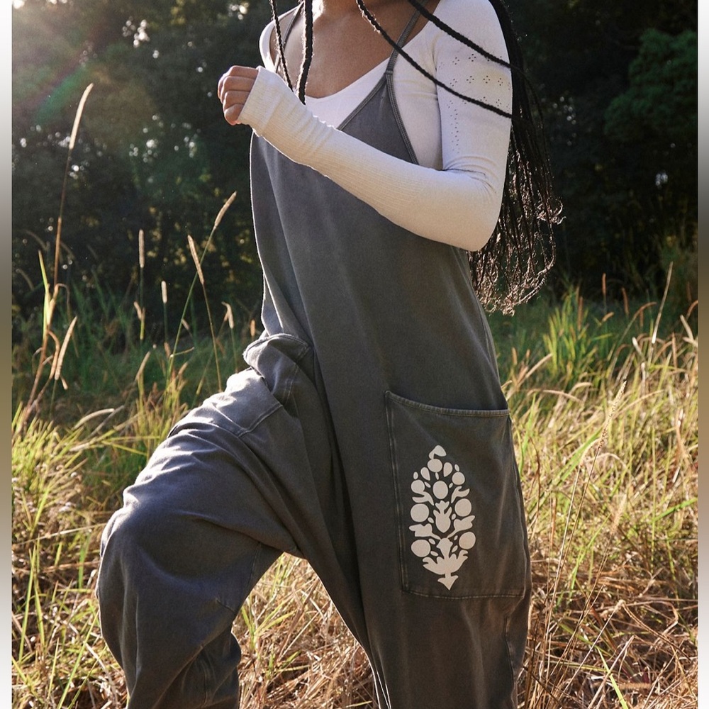 Free People Hot Shot Logo Onsie